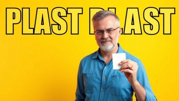 Man choosing the right plaster for walls with labeled bags.