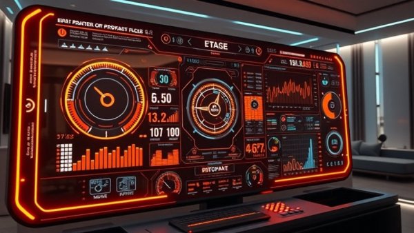 Hyperautomation dashboard showcasing data in a luxury hotel environment.
