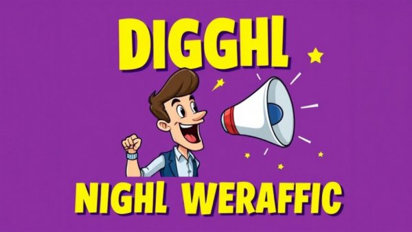 Digital marketing image highlighting the importance of paid website traffic