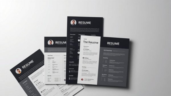 HAUS Resume Templates Kit featuring stylish modern designs with bold typography.