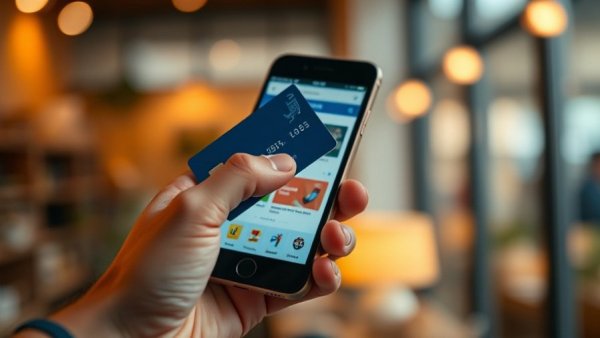 Shopping online with phone and card, AI in Quick Service Restaurants.