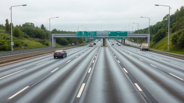 Smooth highway showing improvements on the NYS Thruway.