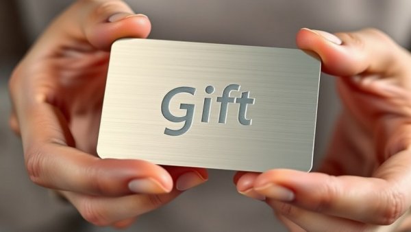Gift card for holiday cosmetic treatment bookings.
