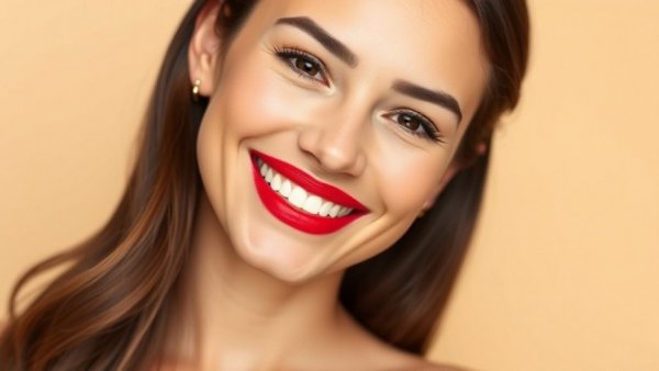 Confident woman showcasing the best lipsticks for every look.