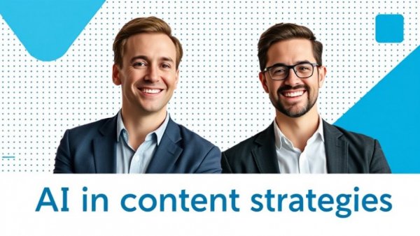 Webinar promotion on AI Search Missing Your Content with speaker portraits.