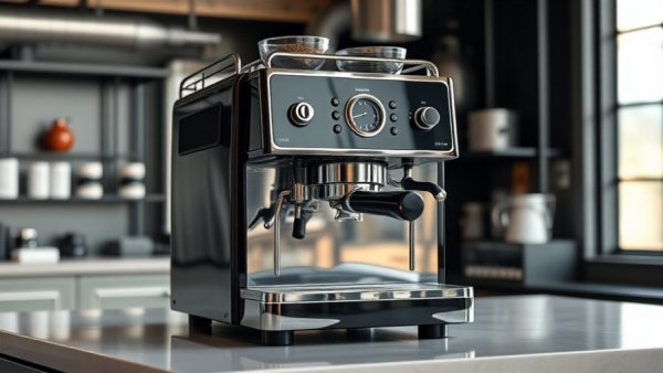 Nuova Simonelli Appia Viva espresso machine in a modern setting.