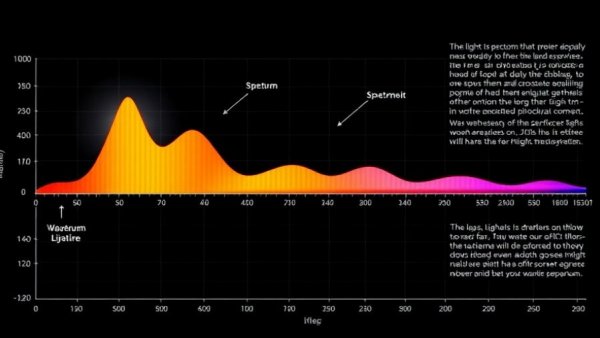Graph of light spectrum with text overlay about red light therapy.