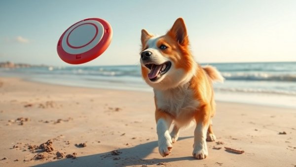 Google Gemini AI content detection tool analyzing image of a dog catching a frisbee.