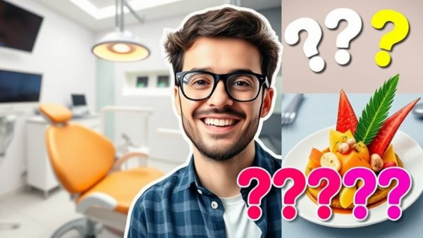 Dental tourism in the Dominican Republic collage with smiling man.