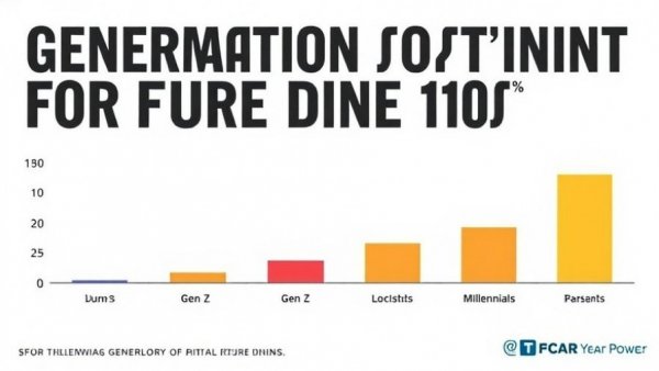 Bar chart on dine-in optimism by generation, highlighting growth moves.