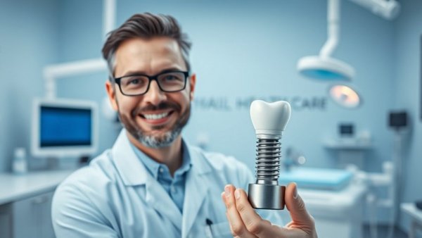 Same-Day Dental Implants procedure in a modern clinic with a dentist.
