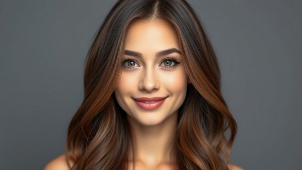 Medium brown hair transformation showcasing 2026 hair color trends.