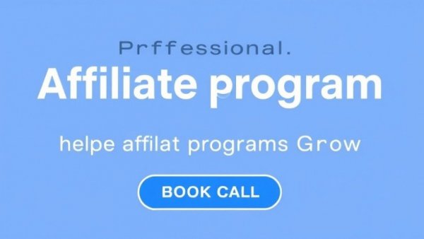 Professional banner for affiliate program consultation services, learn how to make money with affiliate marketing from home.