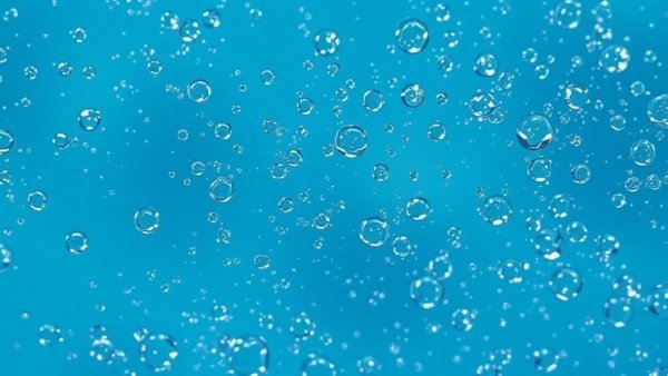 Close-up of water droplets; coherent water explained.