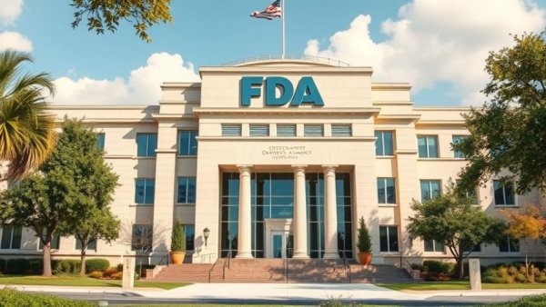 FDA building with sign; relevance to breast reconstruction technology.