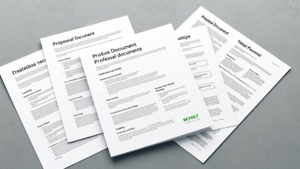 Neatly arranged modern proposal documents for 5-Page Trust Protocol.