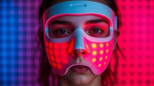 Comparison of hard and soft red light therapy masks.