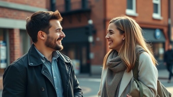 Lively outdoor discussion in an urban setting near top dining spots.