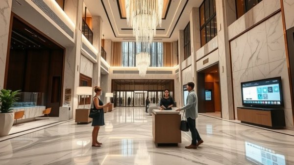 AI agents in luxury hotels enhancing guest experiences.