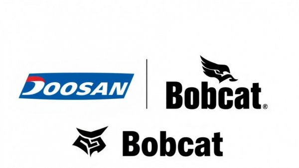 Doosan Bobcat logos illustrating Wacker Neuson Doosan Bobcat acquisition
