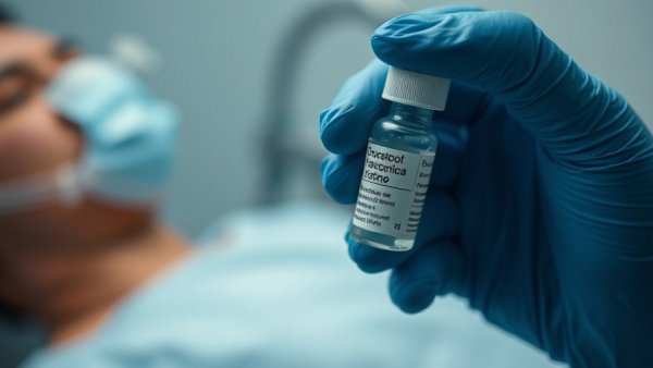 Counterfeit Botox vial in a clinical setting.