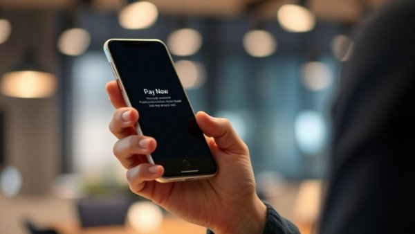 Mobile payment options for dental practices, person using smartphone.