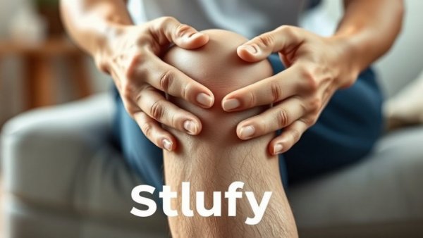 Turmeric tea benefits for knee stiffness relief concept.