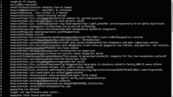 Text file screenshot showing LLMs-full.txt used for indexing