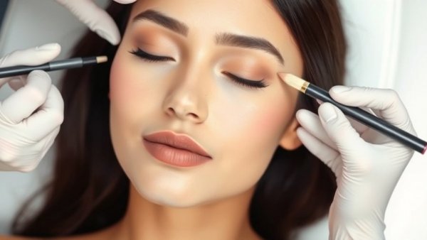 Emerging trends in non-invasive cosmetic surgery exemplified by facial marking for procedures.