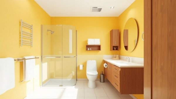 Spacious accessible bathroom at luxury bed and breakfast UK.