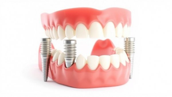 3D Dental implants illustration in Ho Chi Minh City, detailed and informative.