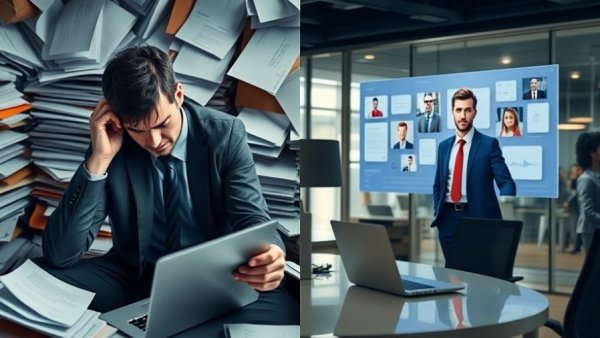 Customer Avatar Analysis: Stress vs Confidence in marketing approaches, dynamic comparison.