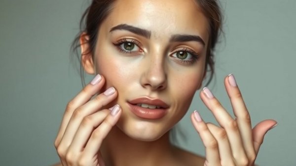 Woman shares double skin hydration tips in a casual video setting.