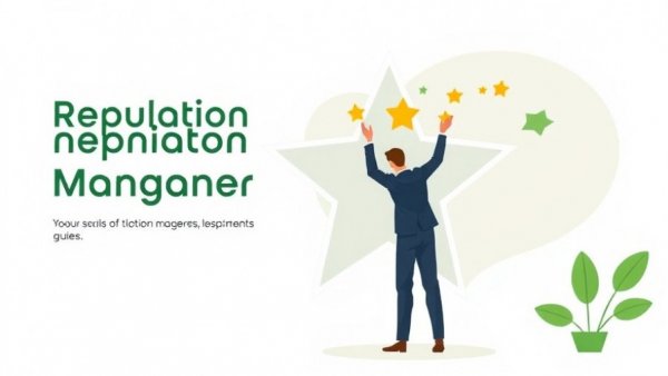Illustration of reputation management benefits for businesses.