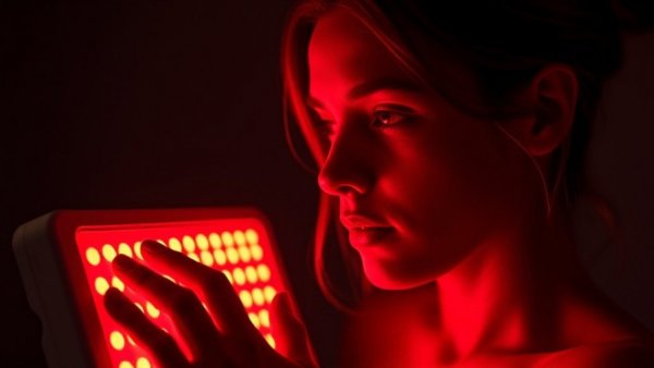 Red light therapy for fat loss in a modern studio.