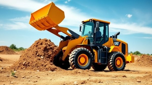Modern wheel loader demonstrating operator-first features at a construction site.