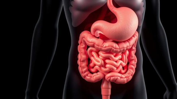 Illustration of digestive system showing effects of food combinations.