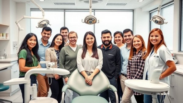 Group at Vietnam dental clinic, dentistry in Vietnam for foreigners.
