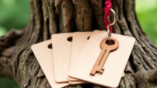 The Tree Hugger’s Pocket Secret: Wooden Key Cards That Delight