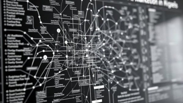 Data visualization of AI marketing strategies for business growth