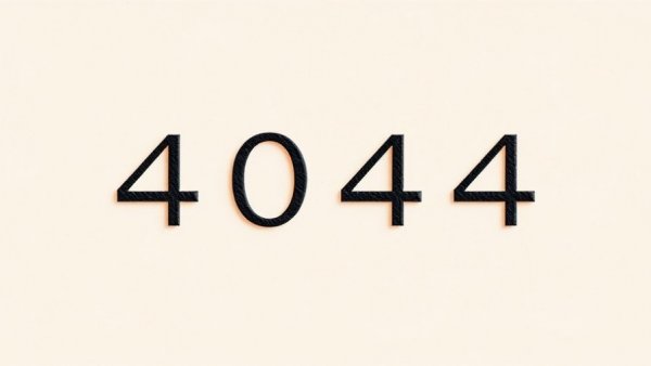 404 error message showing a broken link on a beige background.