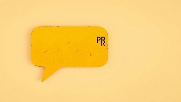Vintage speech bubble suggesting small business PR strategy