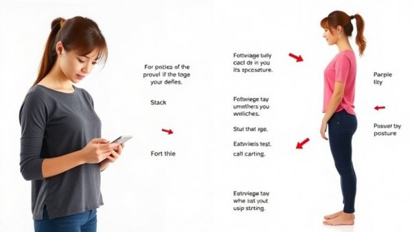 Improve your posture with simple stretches, before and after posture transformation.