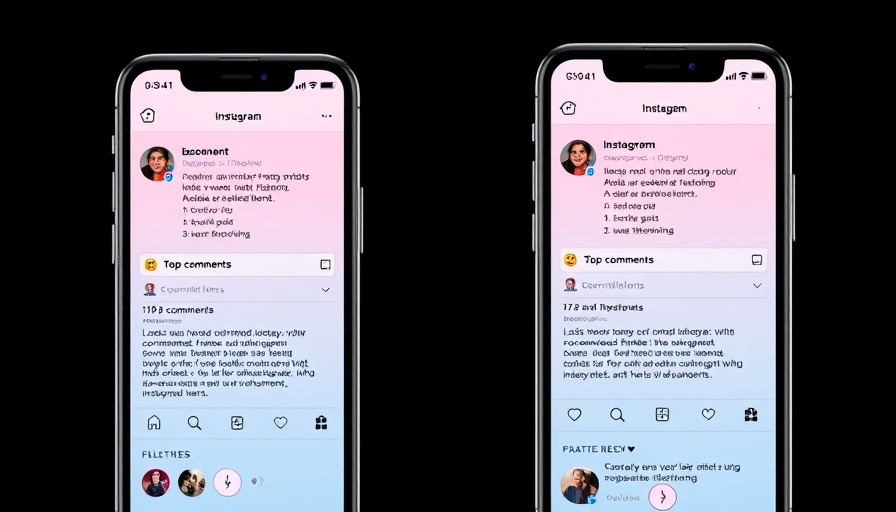 Instagram comment filters for creators shown on smartphone screens.