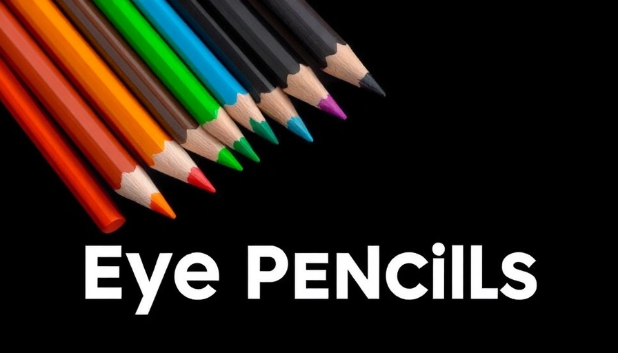 Vibrant eye pencils highlighting best eye makeup trends.