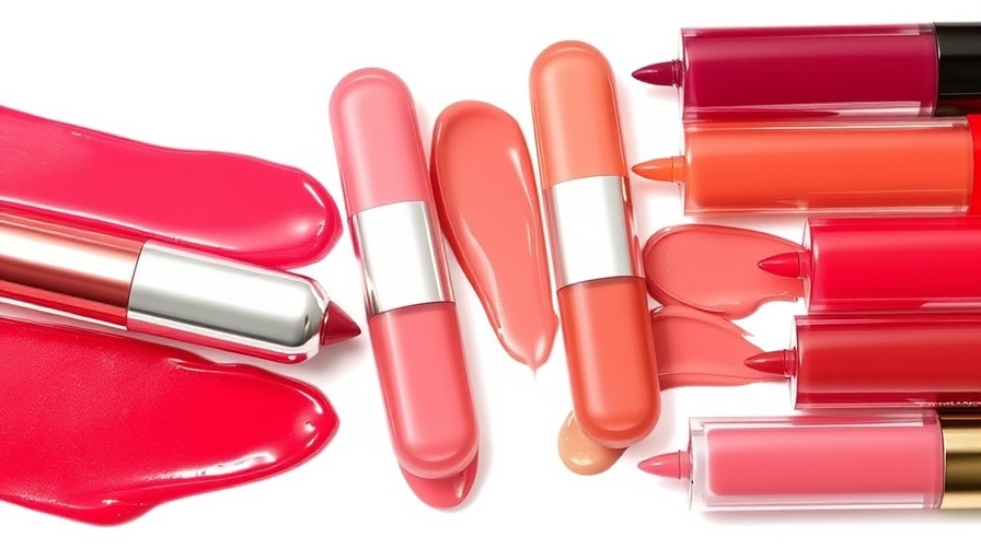 Vibrant collection of Glossier lip glazes showcasing diverse colors.