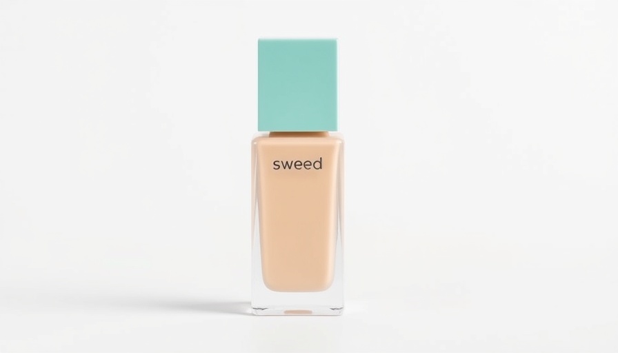 Sweed Glass Skin Foundation bottle with turquoise cap review
