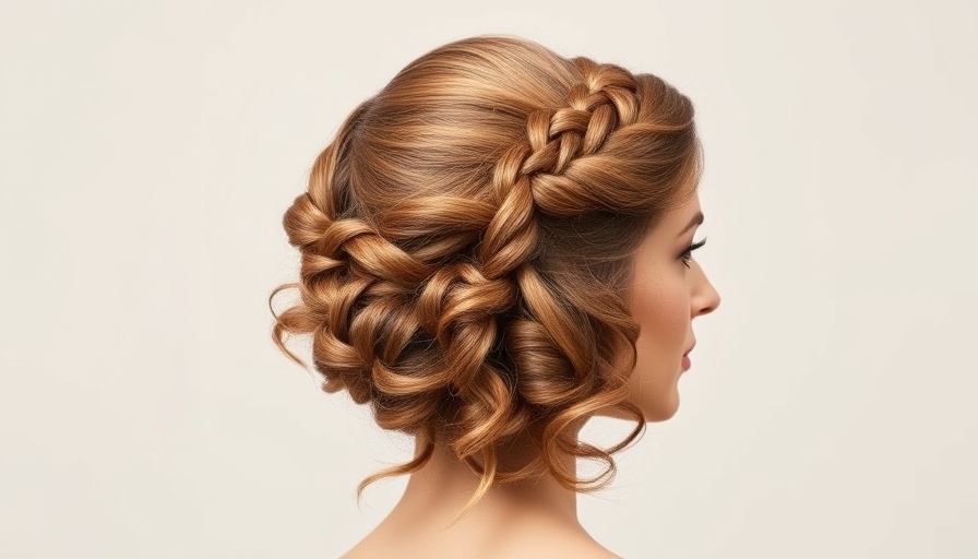 Elegant braided updo for older women, showcasing intricate design.