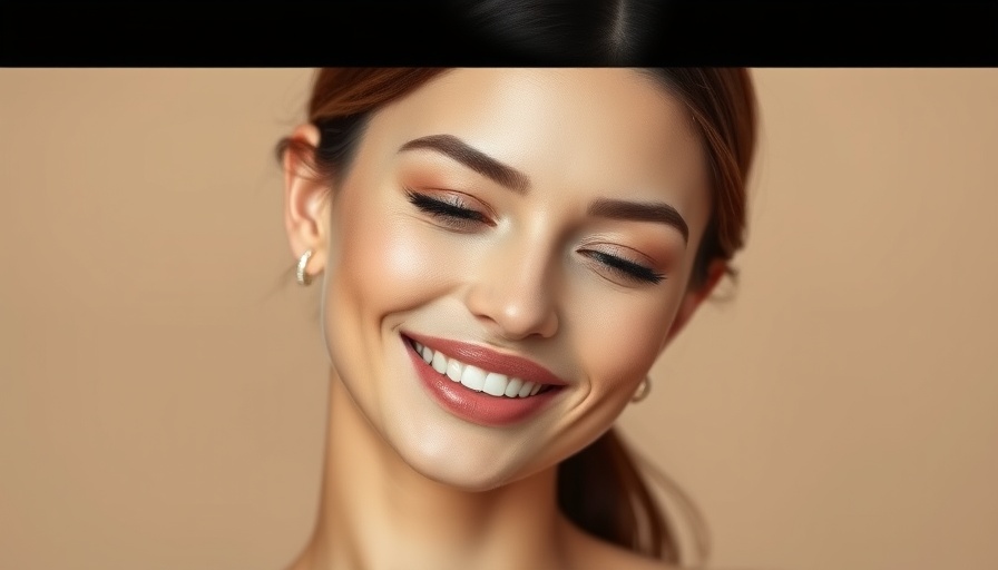 Woman with flawless skin, exemplifying best natural foundations.