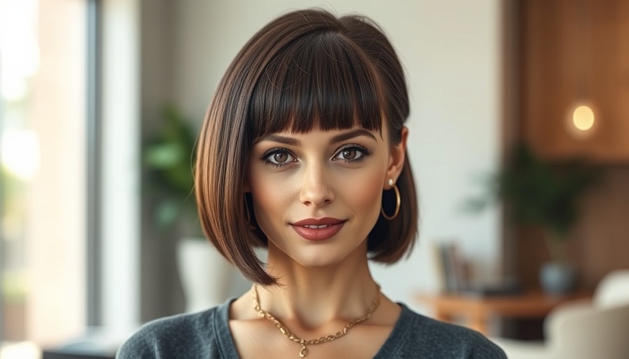 Modern 1960s haircut trend for 2025 featuring stylish bob.